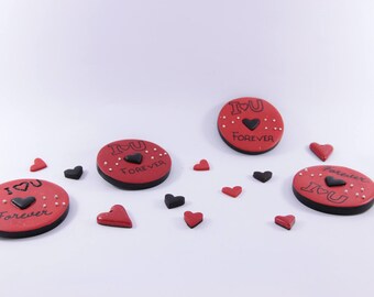 magnet (magnet) I love you in braille