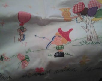 Vintage Child's sheet and pillowcase