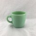 Fire King Jadeite Mug, G215, C-handle, Restaurant Ware