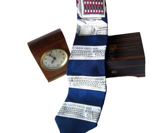 Foodie Necktie With Tabasco and Computer / Mens Fashion / Novelty Neck Tie / Gift For Him / Geek Neck Tie