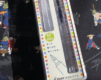 Pilot KAKUNO Clear Fountain Pen EF Extra Fine Nib Authentic Japan Import