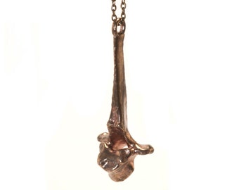 Vertebra Jewelry Bronze Animal Bone Vertebra Necklace