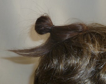 Mini Man Bun, now in Human Hair clip-in add-on manbun