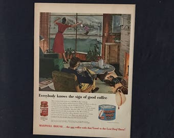 Vintage Maxwell House Coffee Ad