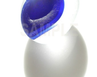 Now In Stock - - Art Print of Seaham SeaGlass - Cobalt Blue Multi - PP8 - From Seaham England