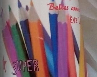 13cm Ø 9 cm special end of year pencil holder