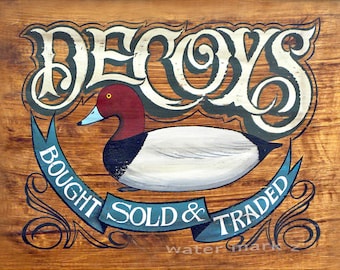 Duck Decoys Print