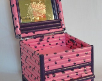 Rolled Paper Trinket or Keepsake Box