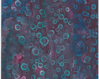 Blue Drops Painting, Original Painting, 14x11" Painting, Abstract Painting