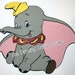 Disney die cut, Disney scrapbooking, Disney Character Dumbo the Elephant paper piecings die cut title for scrapbook