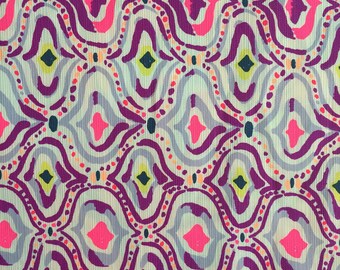 multi big escapade (design pattern) dobby cotton fabric square 10"x10" ~ lilly spring 2017 ~ lilly pulitzer