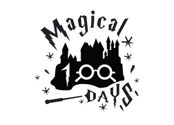 Download Magical 100 days of school Harry Potter svg Harry Potter for