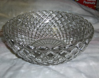 Waterford "Waffle" 8 1/4" large berry bowl