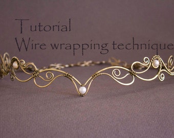 Wire Wrap Tutorial, Tiara tutorial, Wire Wrapped Diadem