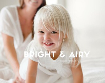 BRIGHT AND AIRY - Lightroom Preset for Photographers. Instant Download Preset. Adobe Lightroom Preset. Bonus Item Included!