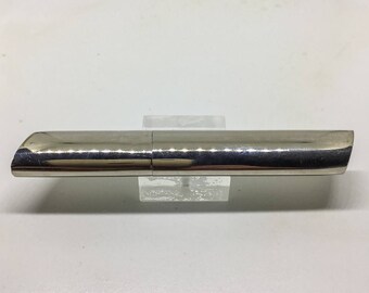 Vintage art deco silver needle case.