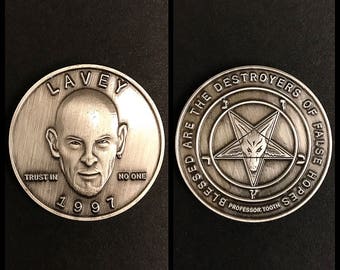 Satanist Anton LaVey Novelty Coin - Satanist