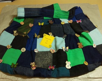 Patchwork Denim Handbag