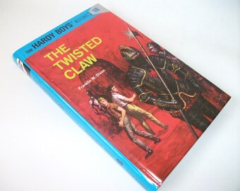 Hardy Boys Hollow Book Safe Twisted Claw Hollowed out Book Secret Stash Compartment Keepsake box