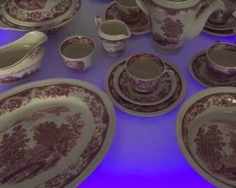 Royal Tudor Ware 24 parts-dish-cup-pot-bowl-plate-and more s. Description