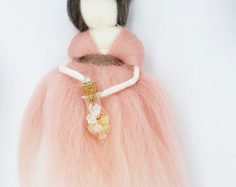 needle felted fairy,