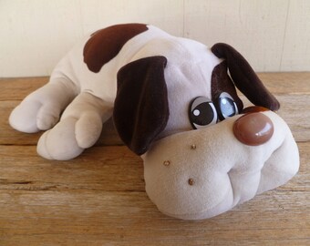 Large Vintage Tonka Pound Puppy Dog Plush 1985 Bull Dog