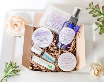 New Mommy Gift Basket - All Natural Products for Mom - Mom To Be Gift - Mommy Gift Box - Spa Gift For Expecting Mom - Pregnancy Gift