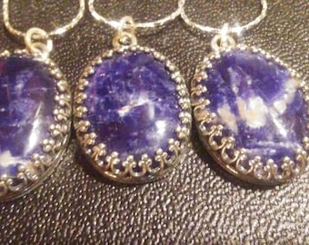 Sodalite in sterling silver