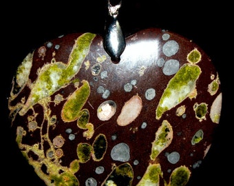 Heart made of ancient fossils
