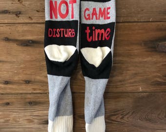 Do not disturb its game time socks