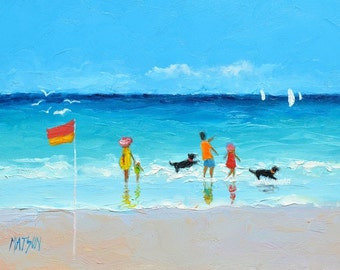 View Beach Paintings Ocean By Janmatsonart On Etsy