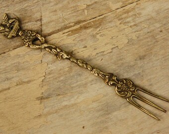 Vintage Silver Plated Italy Souvenir Fork/ Shabby Chic/ Hollywood Regency/ Collectible Silverware