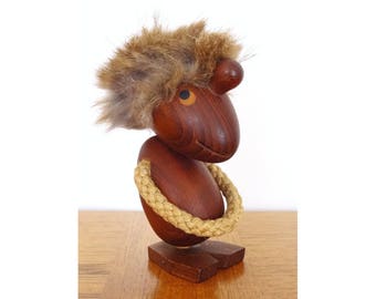 Hans Bolling Optimist Teak Figurine - Danish Modern Icon