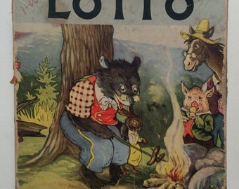 The Game Of Lotto By Milton Bradley