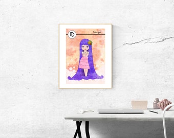 Printable: Virgo Zodiac.