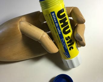 UHU Colored Glue Stic . Craft Glue 1.41 oz Acid Free Dries Clear Washable Solvent Free Arts and Crafts Supplies Kids Crafts Scrapbooking