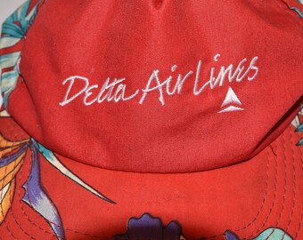 Vintage Delta Airlines Hawaiian Hat