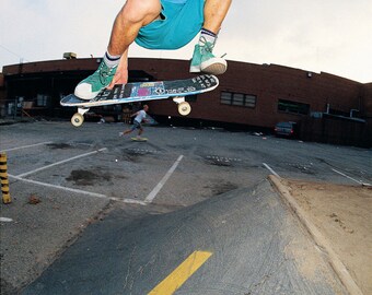 80s Skate Photo - Mark Gonzales Eighties Skateboarding Photograph 16x20" Print - J Grant Brittain Skateboarding Photo