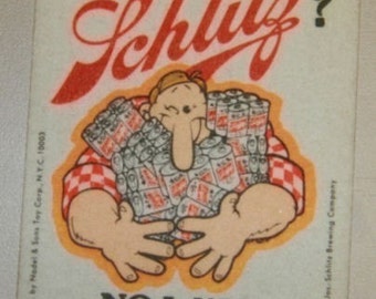1976 OUT OF SCHLITZ NO WAY Patch