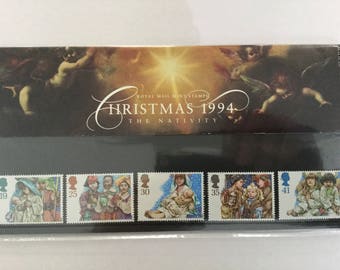 Weihnachten die Krippe Königliche Post Mint Verpackung 1994 Briefmarken