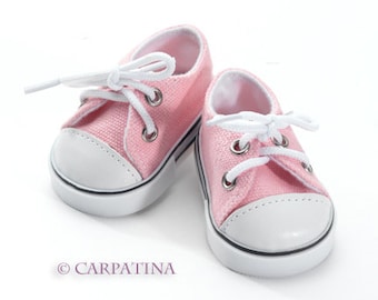 Pink Converse Sneakers - Shoes fits 18" Dolls like American Girl or Our Generation or Journey Girl Dolls