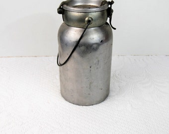 Door aluminum milk old