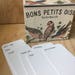 greeting card organizer. vintage inspired. greeting card box. vintage birds.