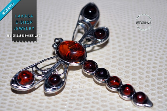 BEST PRICE Butterfly Baltic Amber Sterling Silver 925 Brooch Jewelry Classic Romantic Style Woman Mother Day Love Mommy Best Ideas Gifts