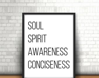 Soul Spirit Awareness Conciseness