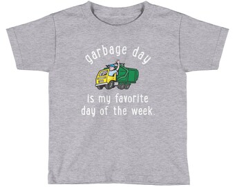 Garbage Day Is My Favourite Day Of The Week Shirt - garbage truck shirt - Kids Truck Shirt - Girls Truck Shirt- Boys Garbage Truck Shirt -
