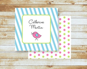 Personalized Calling Cards Kids Lily
