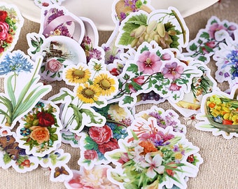 26 Pieces of Flower Bouquet Stickers - Journal/Planner/Scrapbooking