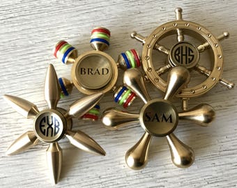 Premium Gold Personalized Fidget Spinners