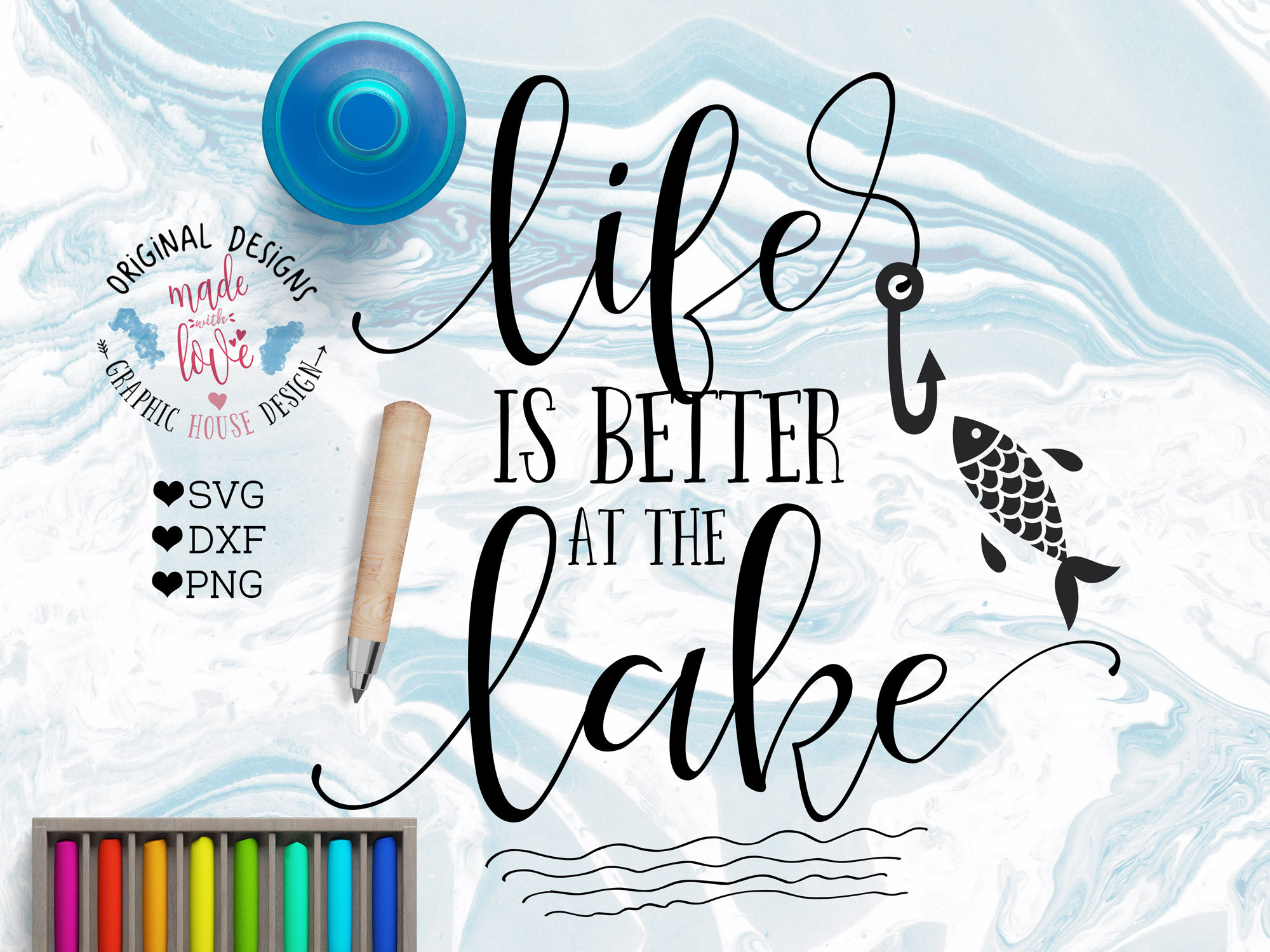 Download lake svg fishing svg Life is better at the lake svg
